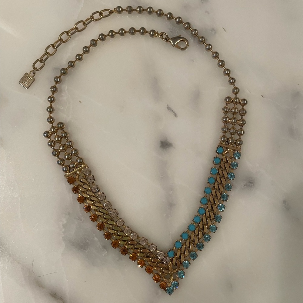Dannijo Gold-tone and crystal necklace